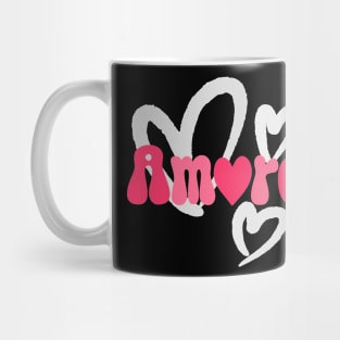 Amore -Valentine's Day retro T-Shirt Mug